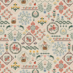 Heritage Sampler in Linen