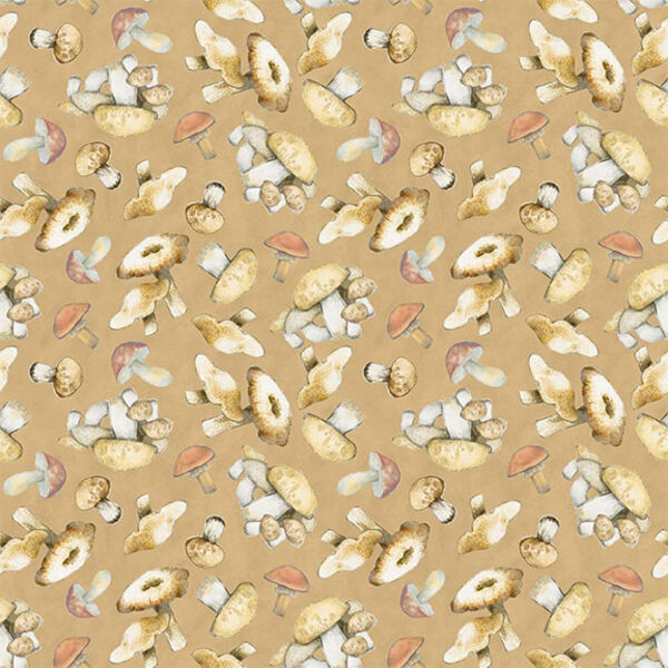 Mushroom Toss in Brown