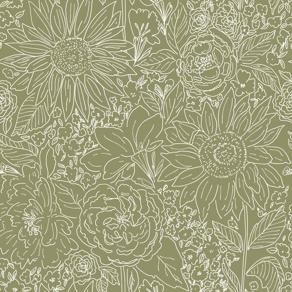 Paperie in Dark Sage