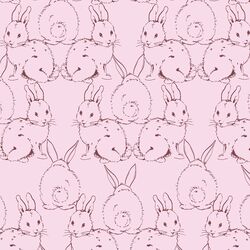 Bunnies in Lilac