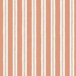 Summer Stripe in Pink Clay