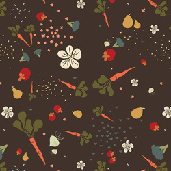 Market Medley in Brown