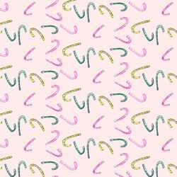 Sweet Candy Cane in Pink Taffy