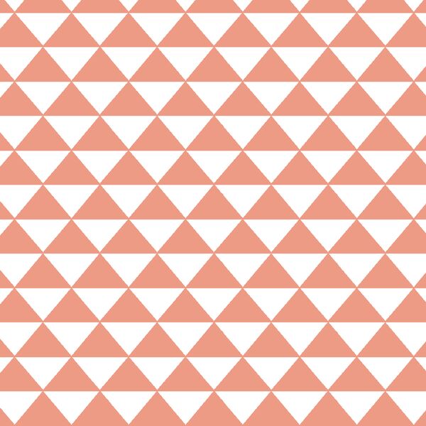 Triangle Mosaic in Grapefruit