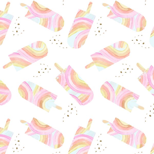 Rainbow Popsicles in Paradise