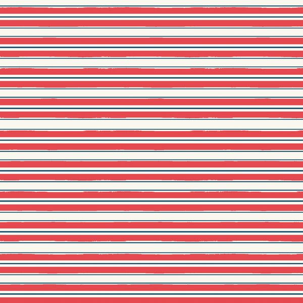 Summer Stripe in Cayenne Red