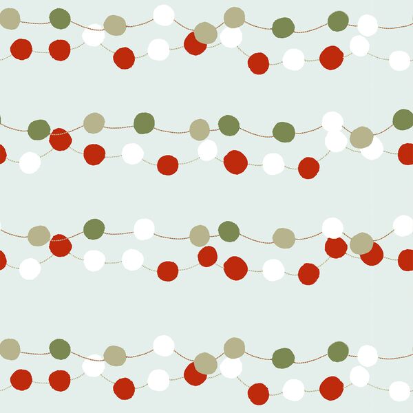 Large Garland in Ice Blue
