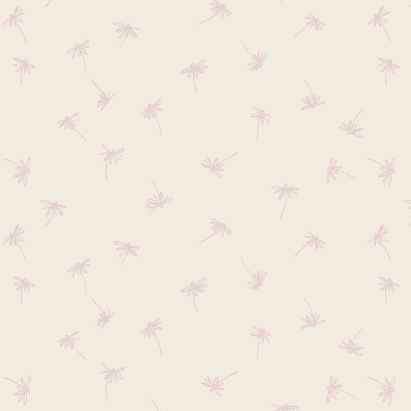 Ditsy Daisy in Mauve Chalk on Egret
