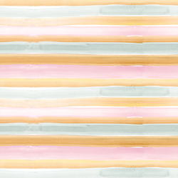 Little Watercolor Stripe in Sunset
