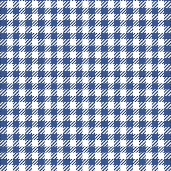 Small Buffalo Plaid in Blue Jay