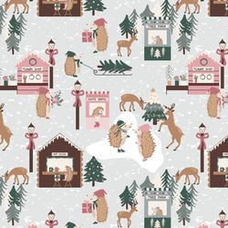 Holiday Village in Peppermint Frost