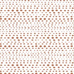 Little Skipping Stones in Terracotta on White