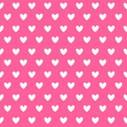 Hearts in Hot Pink