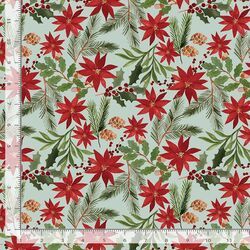 Festive Floral in Minty