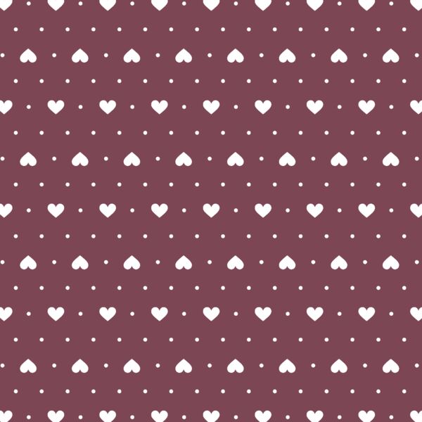 Heart Dots in Wildberry
