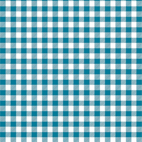 Small Buffalo Plaid in Peacock