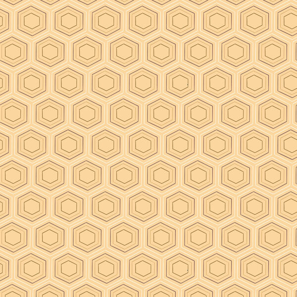 Honeycomb Dreams in Gold