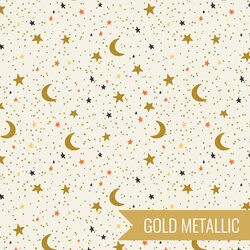 October Night in Cream Metallic