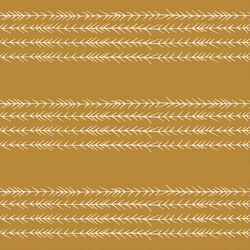 Pine Stripe in Dark Gold and Pale Pink
