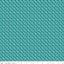 Geo Swirl in Turquoise