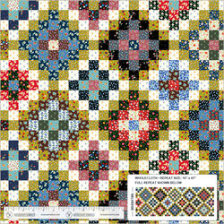 Trip Around the Garden Whole Cloth in Multi