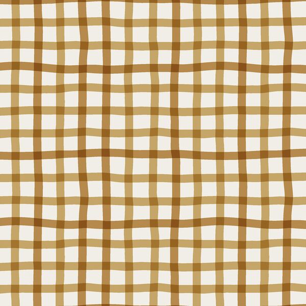 Winter Gingham in Golden Yellow