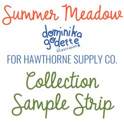Summer Meadow Sample Strip