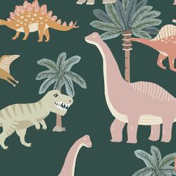 Large Dinosaurs in Cycad