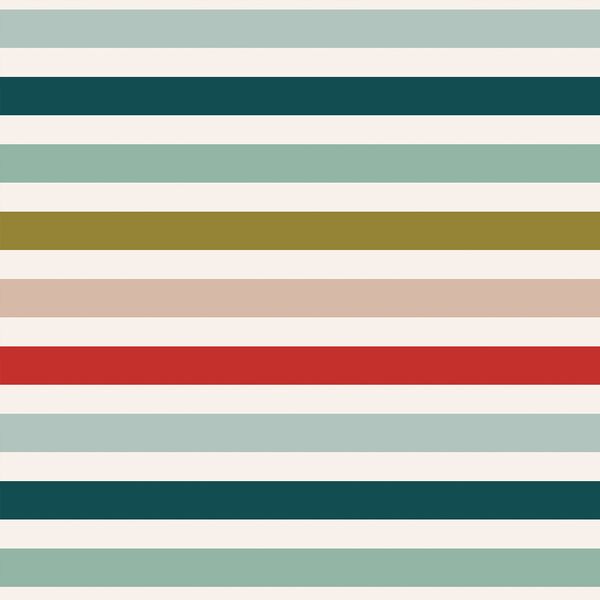 Large Yuletide Stripe in Frosty