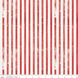 Faded Stripes in Red