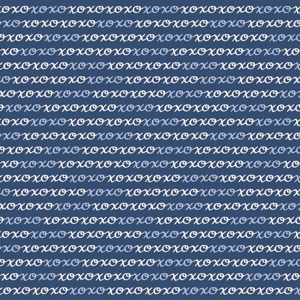 XOXO Stripe in Navy
