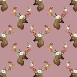 Little Autumn Deer in Antique Rose
