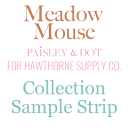 Meadow Mouse Sample Strip