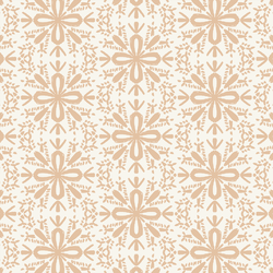 Little Snowflakes in Blush on Ivory