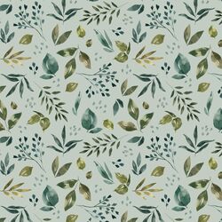 Spring Leaves in Mint