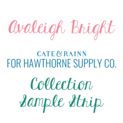 Avaleigh Bright Sample Strip