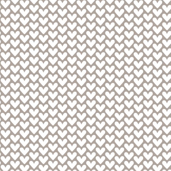 Hearts in Taupe