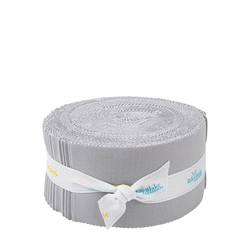 Confetti Cotton 2.5" Strip Roll in Silver