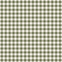 Gingham in Leafy Green