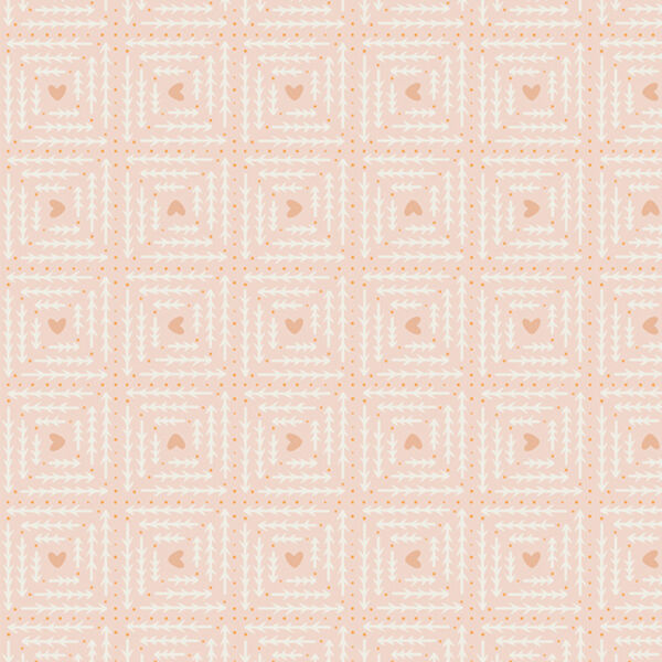 Quilted Pines in Pink