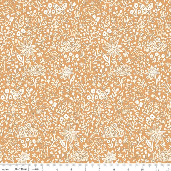 Bunny Meadows in Apricot