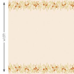 Avifauna Double Border in Tangerine