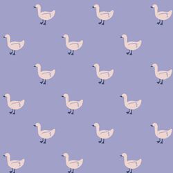 Wandering Geese in Periwinkle
