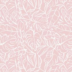 Palm Leaf in Pink Sand
