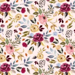 Rose Garden in Soft Blush