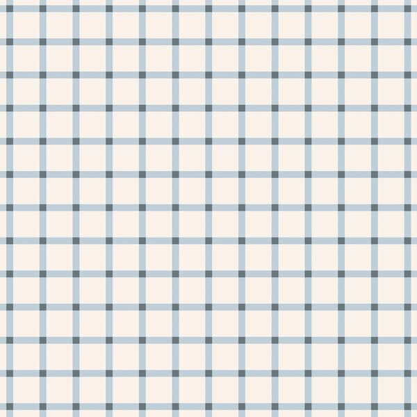 Sunshine Gingham in Light Periwinkle