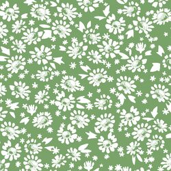 Daisies in Pistachio