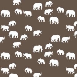 Elephant Silhouette in Timber
