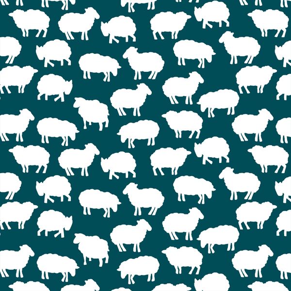 Sheep Silhouette in Juniper