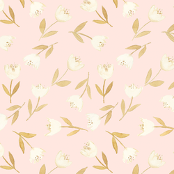 Spring Flowers in Blush Pink
